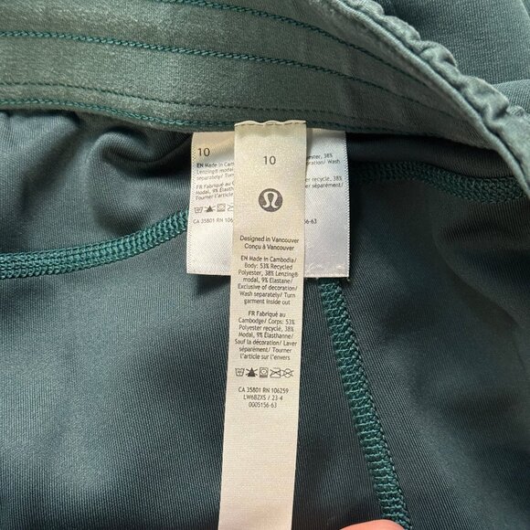 Lululemon Women's Softstreme High-Rise Straight-Leg Cropped Pant - Storm Teal - Picture 7 of 11